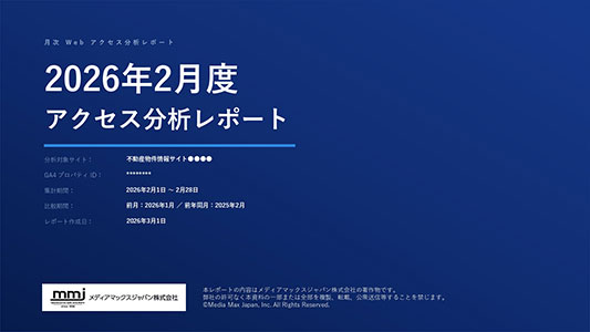 アクセス分析レポート サンプル1